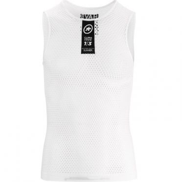 Assos Skinfoil NS Summer Ärmellos Unterhemd Weiß Unisex