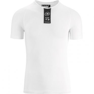 Assos Skinfoil SS Summer Kurzarm Unterhemd Weiß Unisex