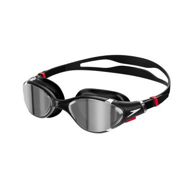 Speedo biofuse 2.0 mirror Schwimmbrille Schwarz/Silber 