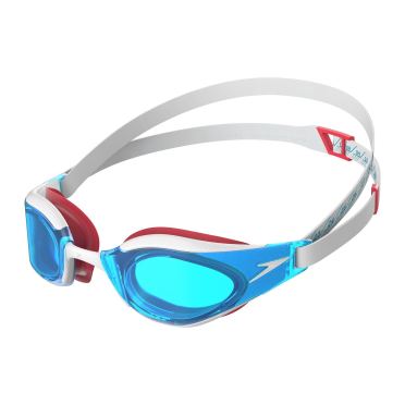 Speedo fastskin hyper elite Schwimmbrille Blau/Weiss 