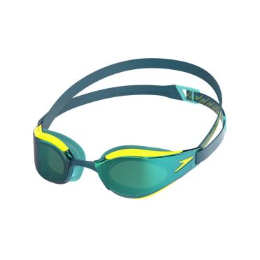 Speedo fastskin hyper elite mirror Schwimmbrille Gelb 