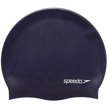 Speedo flache Silikon-Schwimmkappe Blau p12 