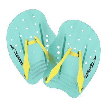 Speedo Tech Hand Paddles Blau