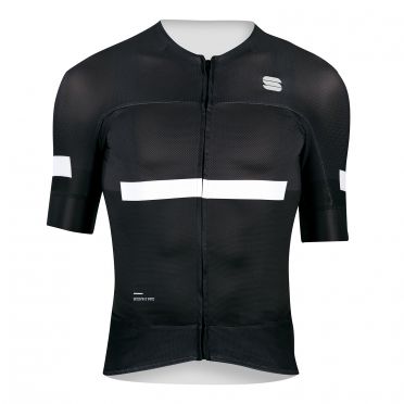 Sportful Evo Radtrikot Kurzarm Schwarz Herren