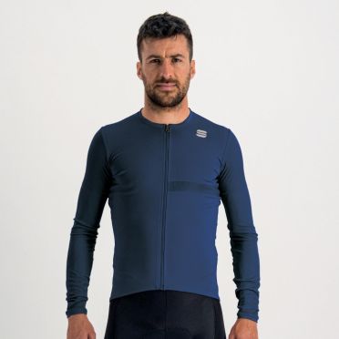 Sportful Matchy Langarmtrikot Blau Herren 