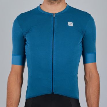 Sportful Monocrom Kurzarmtrikot Blau Herren 