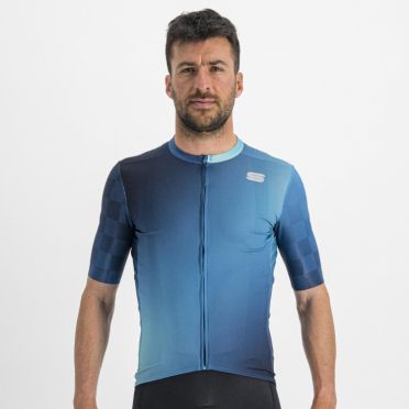 Sportful Rocket Kurzarmtrikot Blau Herren 