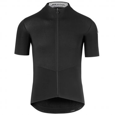Assos SS.cento evo8 Kurzarm Radtrikot Schwarz Herren