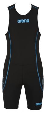 Arena ST Rear zip Ärmellos Trisuit Schwarz Herren