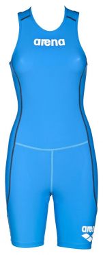 Arena ST Rear zip Ärmellos Trisuit Blau Damen