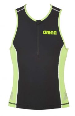 Arena ST Ärmellos Tri Top Schwarz/Grün Herren