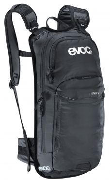 Evoc Stage 6L + 2L Trinkblase Rucksack Schwarz