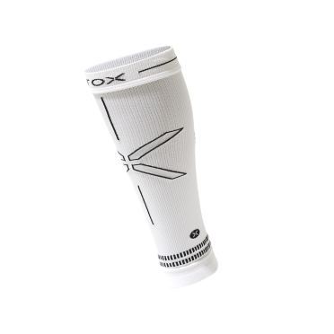 Stox Running Calf sleeves weiß/schwarz herren 