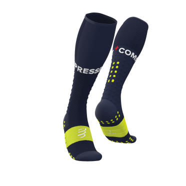 Compressport Full socks Run Kompressionssocken Blau 