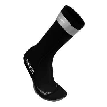 Zone3 Neopren Schwimmsocken Reflektierend Silber 