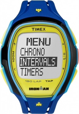 Timex Sleek 150 Block Blau 46mm