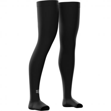 Compressport Total full leg Beinling Schwarz