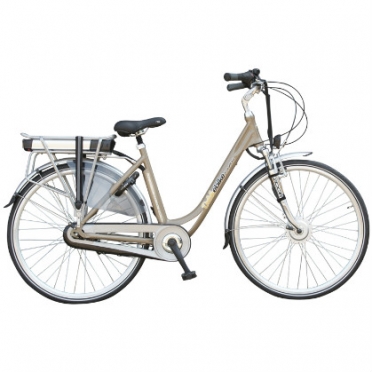 Dutchebike Elektro damenrad touring Mokkabraun