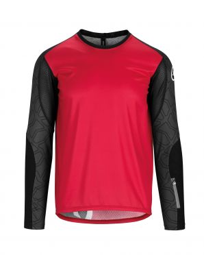 Assos Trail LS Radtrikot Rot Herren 