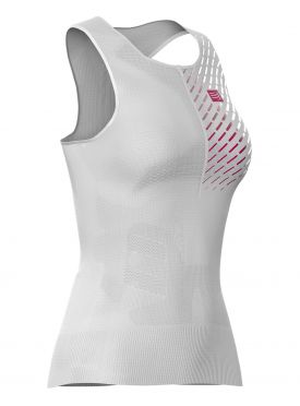 Compressport Trail running postural Ärmellos Compression top Weiß Damen
