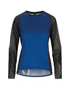 Assos Trail LS Radtrikot Blau Damen