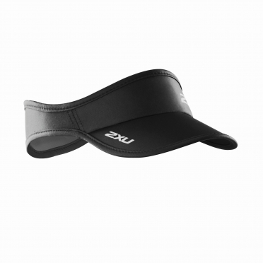 2XU Run Visor Schwarz
