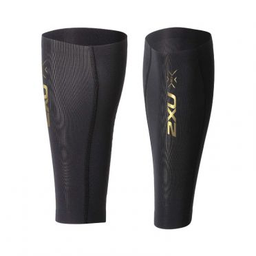 2XU Elite MCS Compression Calf Guard Schwarz/Gold 