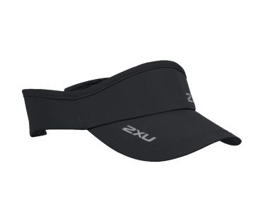 2XU Run Visor Schwarz 