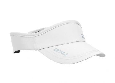 2XU Run Visor Weiß 