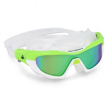 Aqua Sphere Vista Pro multilayer mirror Linse Schwimmbrille Grün/Weiß