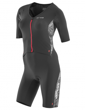 Orca 226 Perform race Kurzarm trisuit Schwarz/Rot Damen