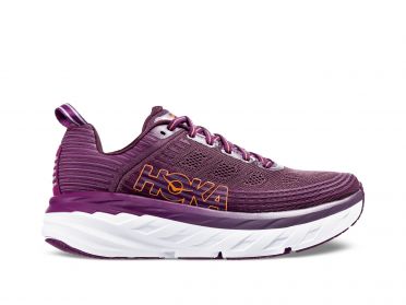 Hoka One One Bondi 6 Laufschuhe Lila/Weiß Damen