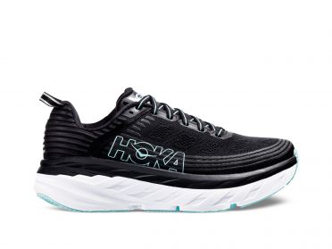 Hoka One One Bondi 6 Laufschuhe Schwarz/Weiß Damen