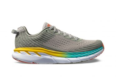 Hoka One One Clifton 5 Laufschuhe Grau Damen