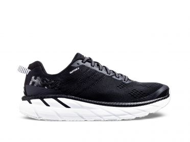 Hoka One One Clifton 6 Laufschuhe Schwarz/Weiß Damen