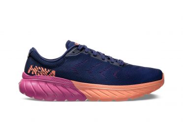 Hoka One One Mach 2 Laufschuhe Blau/Rosa Damen