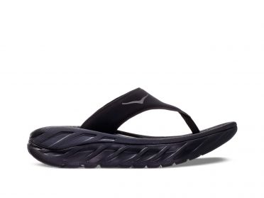 Hoka One One ORA Recovery Flip Schwarz Damen