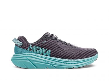 Hoka One One Rincon Laufschuhe Grau/Blau Damen
