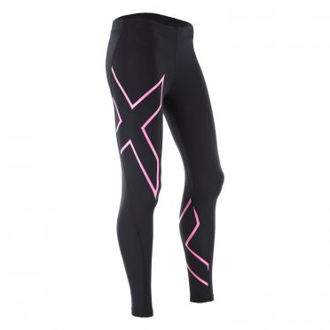 2XU TR2 Compression Tights Schwarz/Rosa Damen