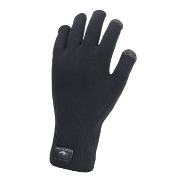 SealSkinz Anmer Ultra grip knitted Radhandschuhe Schwarz 