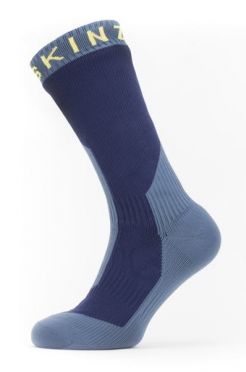 Sealskinz Extreme cold weather mid Radsocken mit Hydrostop Blau