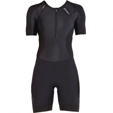 2XU Compression Kurzarm Trisuit Schwarz Damen