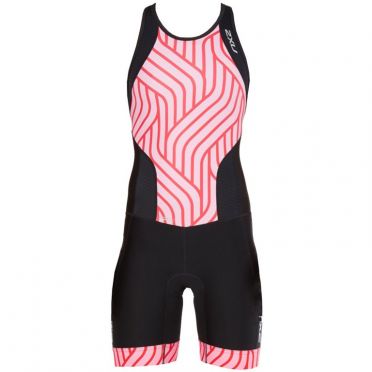 2XU Perform Y-back Trisuit Schwarz/Rosa Damen
