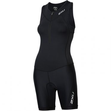 2XU Active Ärmellos Trisuit Schwarz Damen