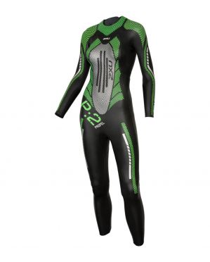 2XU P:2 Propel Langarm Neoprenanzug Schwarz/Grün Damen 