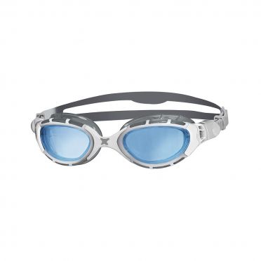 Zoggs Predator flex 2.0 Schwimmbrille Silber/Weiß