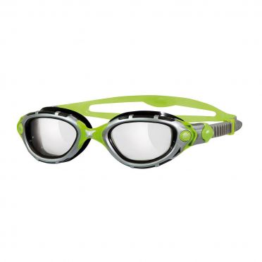 Zoggs Predator Flex Reactor Titanium Schwimmbrille Grau/Grün
