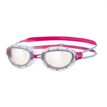 Zoggs Predator women klare Linse Schwimmbrille Silber/Rosa