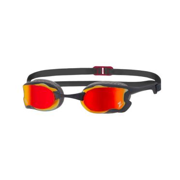 Zoggs Raptor HCB Titanium Mirror Linse Schwimmbrille Schwarz/Rot 