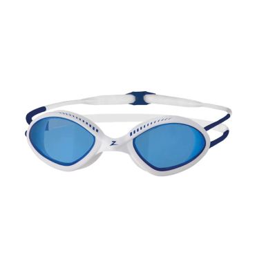 Zoggs Tiger blaue linse Schwimmbrille weiss 